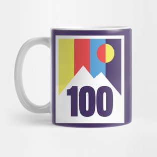 100 Miles Mountain Sunset Mug